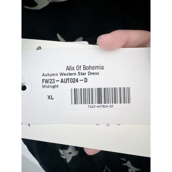 Alix of Bohemia Autumn Western Star Dress XL - Picture 11 of 11